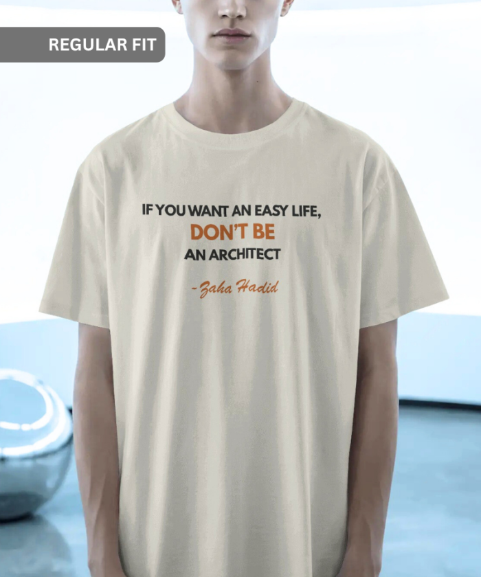 Off White | Classic Crew T-Shirt | Zaha Hadid Quotes