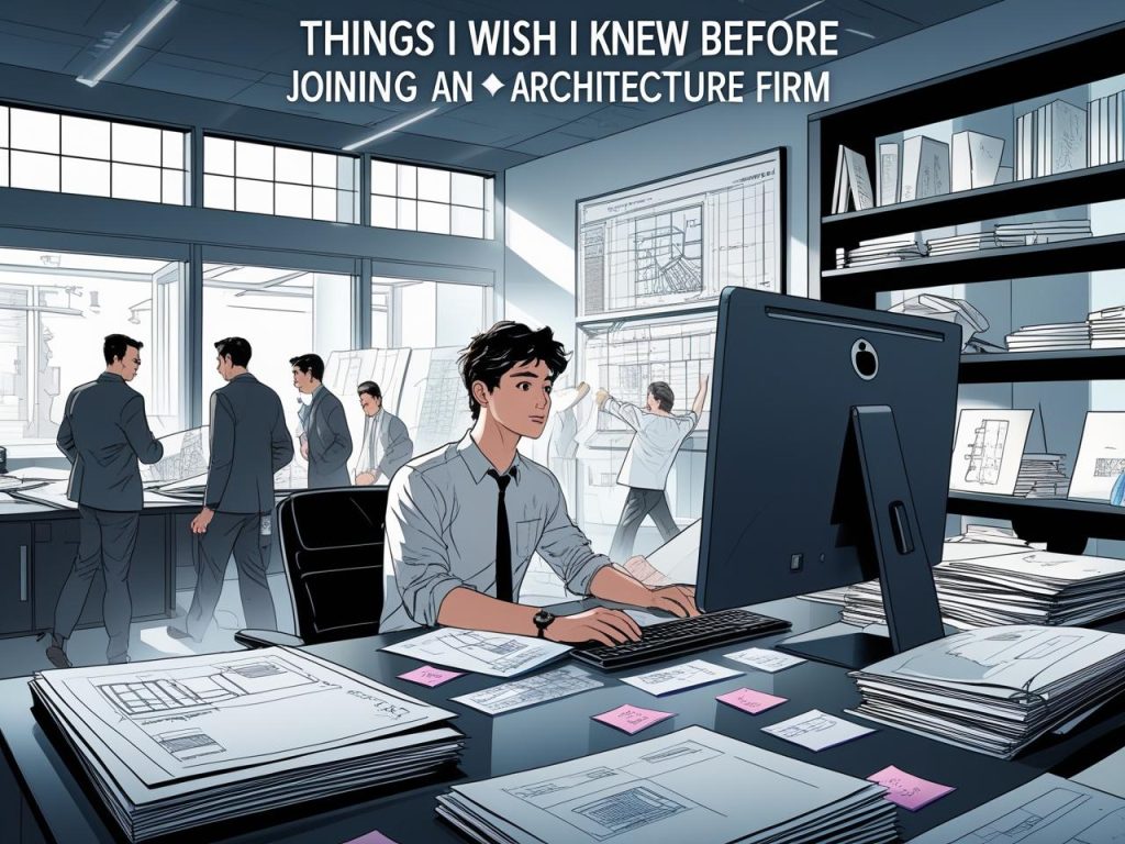 Things I wish I knew before joining an Architecture Firm