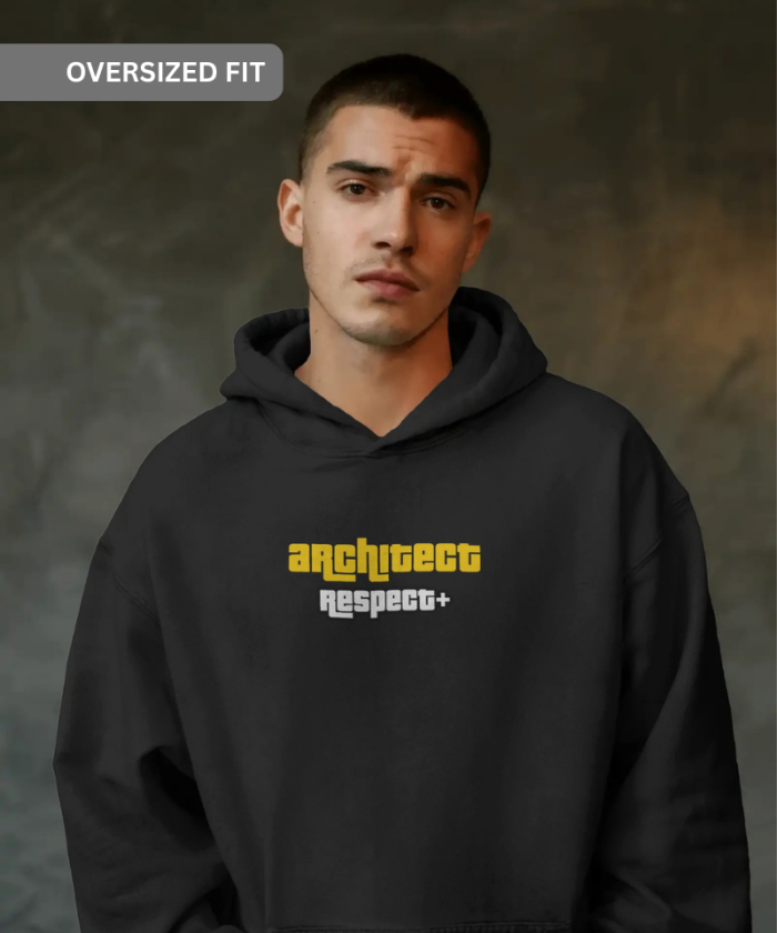Black Unisex Oversized Hoodie | Respect+ GTA
