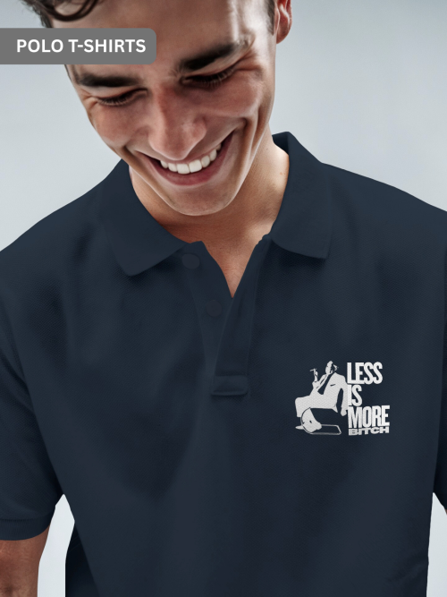Navy Blue | Men's Polo | Less is More