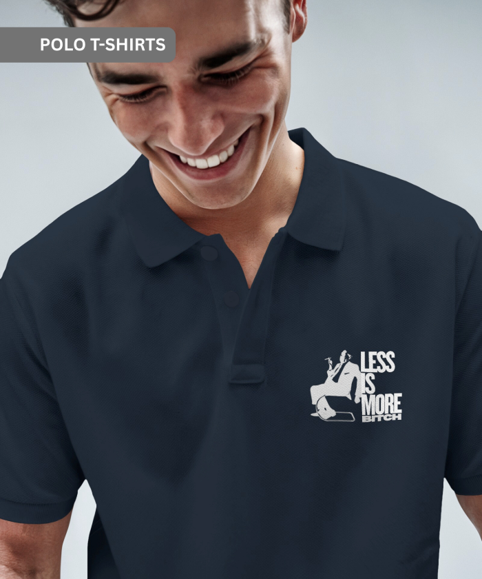 Navy Blue | Men's Polo | Less is More