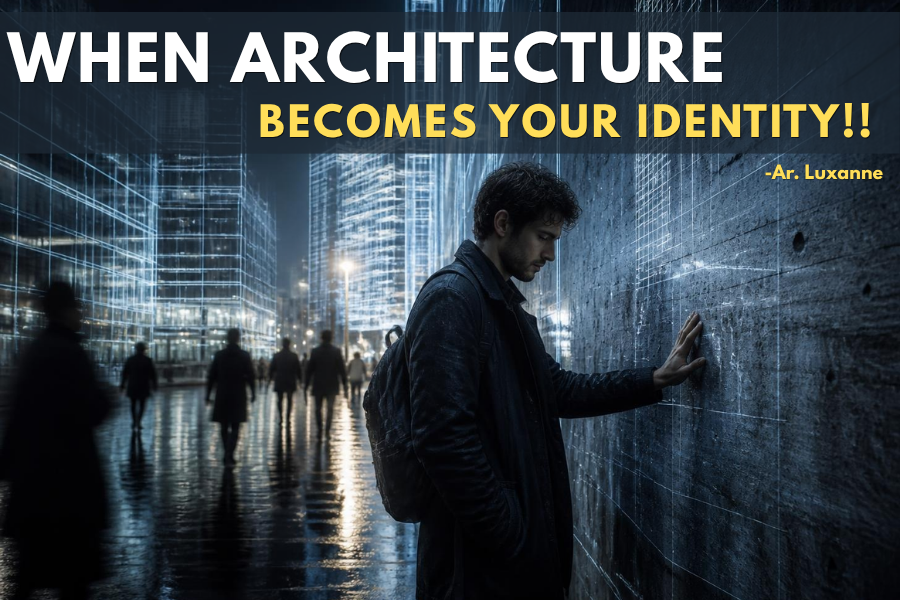 When architecture becomes your identity!!